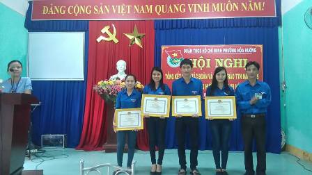 Phường Hòa Hương: Tổng Kết công tác Đoàn và phong trào Thanh thiếu nhi năm 2015