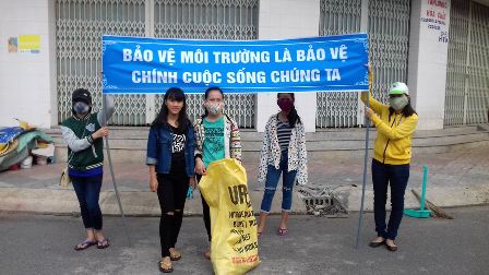 Phước Hòa, Tân Thạnh: Ra quân tình nguyện "Thanh niên với văn minh đô thị"