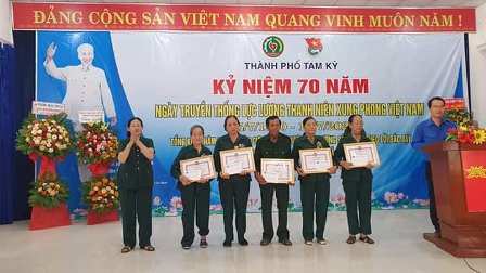 Tam Kỳ: kỷ niệm 70 năm ngày truyền thống lực lượng TNXP Việt Nam