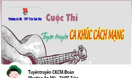 Đoàn trường THPT Trần Cao Vân: phối hợp tổ chức hội thi tuyên truyền ca khúc cách mạng