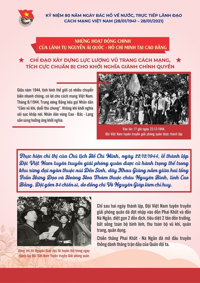 Infor tuyên truyền kỷ niệm 80 năm ngày Bác Hồ về nước lãnh đạo cách mạng