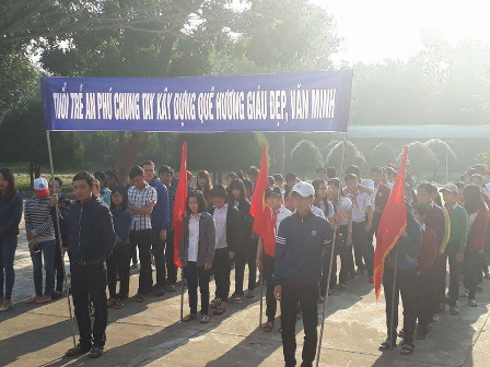 Đoàn phường An Phú: Ra quân hưởng ứng Tháng Thanh niên 2017