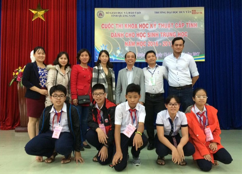 Học sinh THCS Tam Kỳ đạt kết quả cao tại Hội thi Khoa học Kỹ thuật cấp tỉnh.