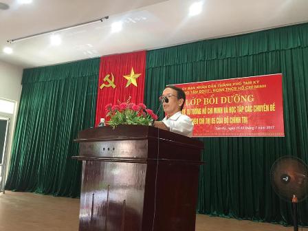 Tam kỳ: Mở lớp bồi dưỡng các chuyên đề Tư tưởng Hồ Chí Minh năm 2017