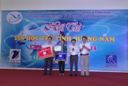 Tam Kỳ: Đoạt giải nhất toàn đoàn Hội thi Tin học trẻ tỉnh Quảng Nam lần thứ 15, năm 2013