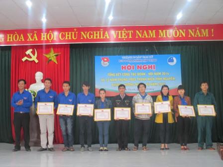 Phường Tân Thạnh: Tổ chức tổng kết công tác Đoàn - Hội năm 2014